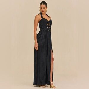 Cult Gaia Nailah Gown in Deep Lake
